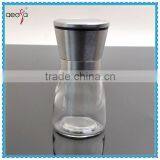 Glass Spice Grinder With Stainless Steel Lid Hand Spice Grinder Wholesale