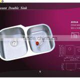 Guangdong Manufacture High Quality Tensile Stainless Steel Kitchen Round Sink -- 8047A thumbnail-4