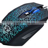 Good Grip 3000DPI game mouse with Changeable colorful breath lamp Gaming Mouse