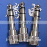 6.35 Stereo - 3.5 Plug-jack Audio Adaptor . Nickl Plated Audio Jack thumbnail-1