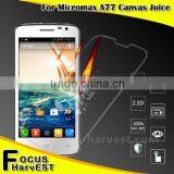 2.5D 0.26mm 9h Tempered Glass Screen Protector for Micromax A77 Mobile Phone Accessories