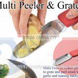 kitchenware cookware utensils cooking eqeuipments all in one multi food vegetable fruit cheese peeler grater 76174