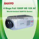japan SANYO 4 MP full 1080 HD 10X CCTV Security outdoor Day&Night zoom IP camera