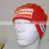 Rubber Label Beanie Hat