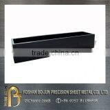 China Wholesaler Customized Long Rectangular Metal Flowerpot, Metal Planter Fabrication