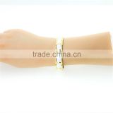 2016 hot healing ceramic power magnetic white gold bracelet