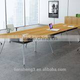 Hot Selling Unique Design Clear Glass Conference Table thumbnail-5