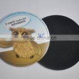 Custom Made Round Soft Rubber Mouse Pad / Natural Rubber Mouse Mat for Promotion