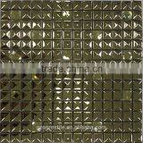 Stainless Steel Metal Mosaic Tiles, Gold Metal Mosaic Tile(PMTH3006)
