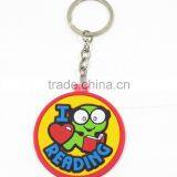 Yiwu Manre Manufacturer Cheap Custom Rubber Keychain 2d Soft Pvc Keychain