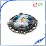 2015 Fashion Necklaces Cabochon With Brass Chain Customizable Time Gem thumbnail-3