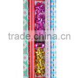 Cunstom Printed Roll Christmas Gift Wrapping Paper Set