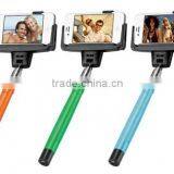 2015 Hot Product Extendable Wireless Bluetooth Selfie Stick D09 Universal Monopod with Mirror