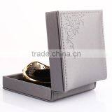 High Level PU & Plush Pattern Jewelry Gift Boxes for Bangle Bracelet Earrings Pendant thumbnail-2