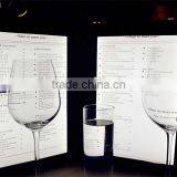 Nice Restaurant Led Lit Menu Folder With pu Cover