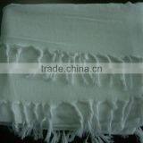Polyester White Muslim Ihram Hajj Towel
