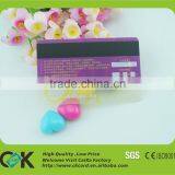 Custom Eco-friendly Clear Plastic Magnetic Stripe Cards With Competitive Price
