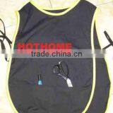 Blue Cobbler Apron With Front Pockets and Adjustable Side Ties thumbnail-4