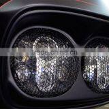 90W High Power 5.75" Harley Motorcycle Headlight Round Double Headlamp for 98-13 Road Glide Models thumbnail-4