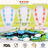 New Design 100% Food Grade Silicone Necklace Teether thumbnail-1