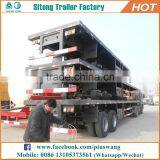 Hot-selling Inexpensive 20ft 40ft Container Semi-trailer 40 Feet Flatbed Truck Trailer Made in China thumbnail-2