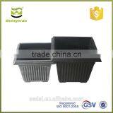 Hand Paint Square Plastic Flower Pott