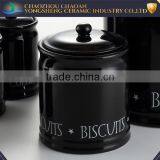 5pcs Black Ceramic Kitchen Jar Set for House/office/hotel thumbnail-5