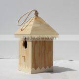 Simple Wooden Craft Bird Cage House thumbnail-6