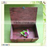 Decoration Unique Large Clasp Plain Wooden Box thumbnail-3