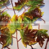 Home and outdoor garden table wedding christmas decoration 60cm or 2ft Height artificial colorfully maple leaf E06 0620