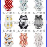 Pink Floral Newborn Baby Girls Romper Suit thumbnail-6