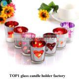 Rose Flower Candle Holders Candle Holder Used Wedding Decor thumbnail-5