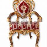 MD-0013-01 Antique Hand-carved Single Chair With Arm thumbnail-1