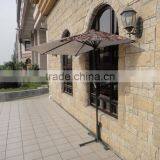 9FT Camouflage Fabric Umbrella Half Round Sun Umbrella CK1426 thumbnail-3