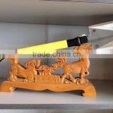 New Concept Patented Portable Folding Shovel Camping Knife Hoe Hunting Tool Flint Stone thumbnail-2