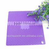 Honeycomb Shape Soft FDA Silicone Cup Mat Hot Pot Pan Mat thumbnail-4