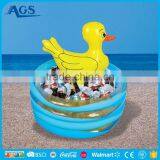 Hot Sale Blue Inflatable Cooler With Colorful Inflatable Beach Ball thumbnail-4