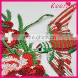 3D Bird Flower Embroidery Patch for Clothing WEF-535 thumbnail-1