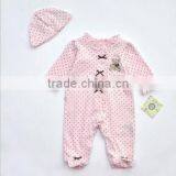 Little Bear Pattern Of The Baby Bodysuit & Jumpsuit With Hats thumbnail-1