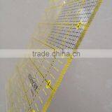 Kearing Brand 6.5"*6.5" Rigid Plastic Transplant Square Patchwork Ruler for Sewing Design#KPR65D thumbnail-2