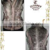 Ladies Fox Fur Fashion Vest thumbnail-1