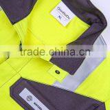 2016 Custom Unisex Anti-static Uniform Work Wear Fire-fighting Protection Safty Work Set Coverall Clothes thumbnail-2