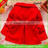 2017 Boutique Clothing Children's Winter Coat Little Girls Christmas Red Overcoat New Winter Woolen Coat thumbnail-2