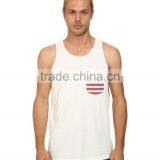Mens Custom Bodybuilding Stringer Vest With Pocket thumbnail-1