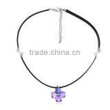 Sparkling Crystal Fishing Wire Necklace Simple Wire Necklace With cz Crystal Sotne High End Crystal Necklace Elegent Jewelry thumbnail-3