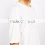 MGOO 2017 OEM Plus Size American Apparel Newest Fashion Plain White T-shirt Custom Cotton Street Style thumbnail-5