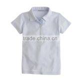 Wholesale Primary School Uniforms Custom Kids Plain Polo Shirts Design thumbnail-3