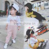 0-3 Years New 2017 Wholesale Autumn Cotton Good Quality Denim Strap Overalls Baby Pants (pick Size Color) thumbnail-1