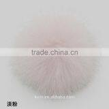 Multicolor Genuine Fox Pom Poms With 12cm thumbnail-3