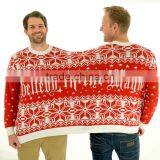 Crazy Party Xmas Jumpers Ugly Christmas Sweaters for Couple thumbnail-2